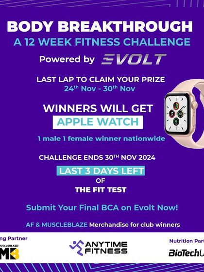 The fit test countdown continues. With just 3 days left, it's the final push to log your progress.