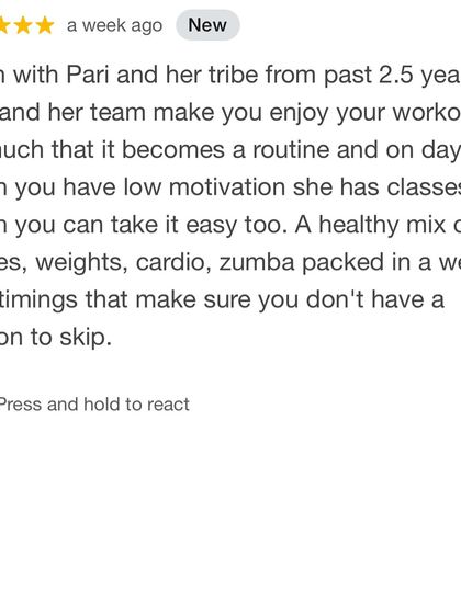 A member of 2.5 years shares how our mix of Pilates, weights, cardio, and Zumba makes fitness an enjoyable routine. Even on low-motivation days, there are classes to help you take it easy and stay on track.