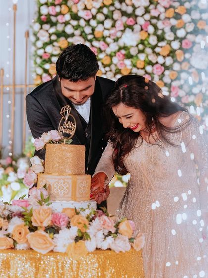 Flinters Management - Custom Wedding Design & Decor Glamorous Sangeet & Reception Nights photo 37