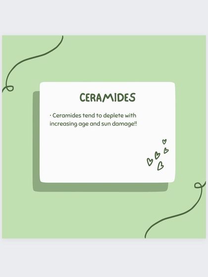 Unfortunately, our natural ceramide levels tend to deplete with increasing age and sun damage.