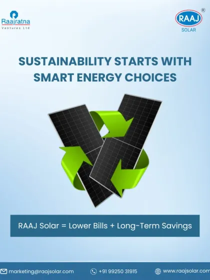 Raaj Solar - Utility-Scale & Industrial Solar Projects Financial & Environmental Benefits photo 16