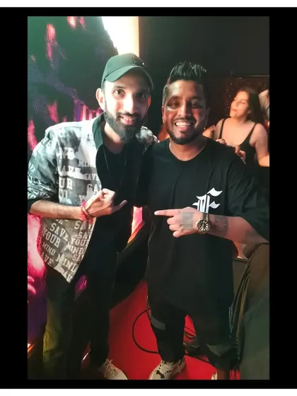 With India's number one trap king, DJ Shameless Mani. I am always learning from and connecting with other talented artists in the industry.