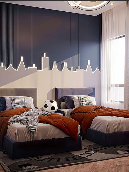 Interiors Bangalore - Kids' Bedroom Design Shared Spaces for Siblings photo 5