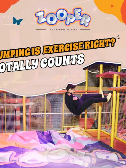 Jumping is exercise, right? It totally counts. Have fun and get fit at the same time.