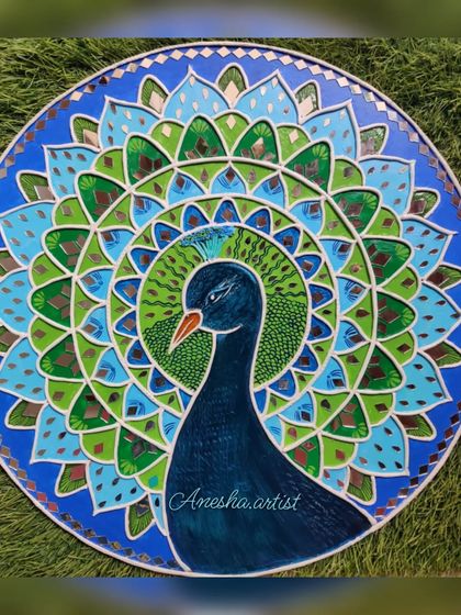 Anesha Artgallery - Indian Folk Art & Home Decor Lippan Art: Mud & Mirror Magic photo 28