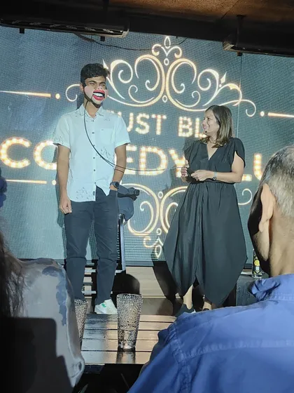 Another fun human puppet moment from my show in Bangalore. This gentleman was a fantastic sport.