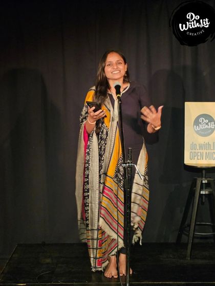 We host open mic nights for poetry, music, comedy, and storytelling. It's a non-judgmental space for artists to express themselves.