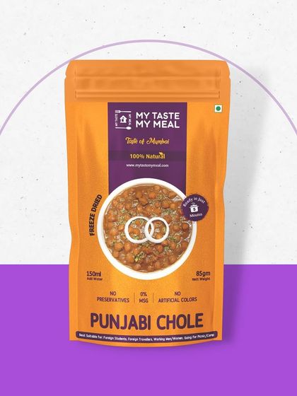 My ready-to-eat Punjabi Chole is made with all-natural ingredients. I've done all the soaking and prepping so you can enjoy it with just hot water.