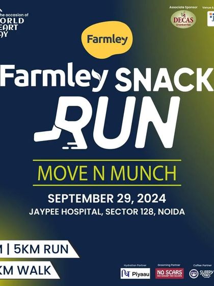A look at the swag bag for the Farmley Snack Run, giving runners a preview of the goodies they'll receive on race day.