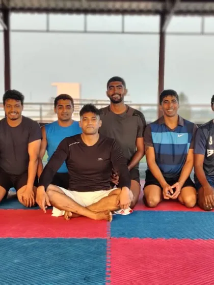 Here's one of my students introducing the team at Invictus Performance Lab to wrestling and BJJ movement drills. We love collaborating with other fitness communities.