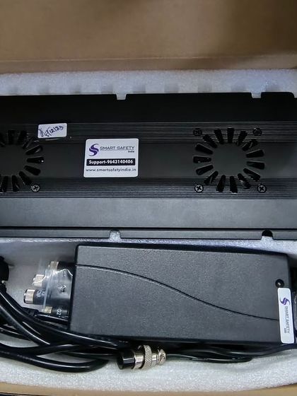 A close-up of our mobile network signal jammer, packed and ready for a client. This unit is designed with cooling fans to ensure reliable, continuous operation when blocking Wi-Fi, Bluetooth, and mobile signals.