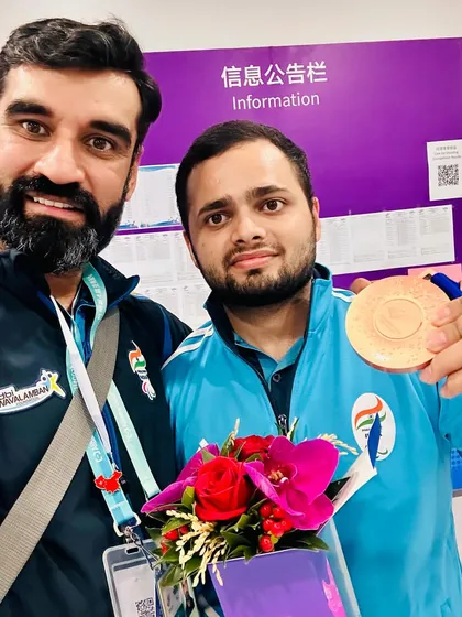 Another bronze medalist making us proud at the Asian Para Games. This is the result of pure discipline.