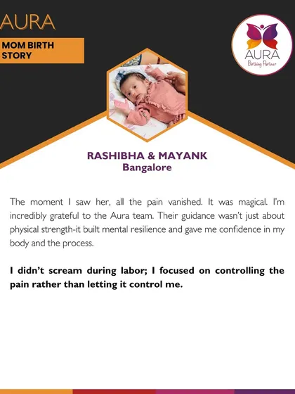 "I didn't scream during labor; I focused on controlling the pain rather than letting it control me." Rashibha shares how our program built not just physical strength, but mental resilience.