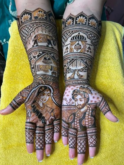 Vijay Singh - Bridal Mehndi Portrait & Storytelling Mehndi photo 19