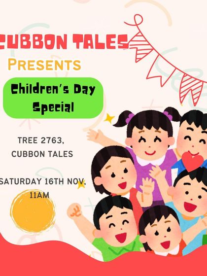 Our Children's Day special event poster. We celebrated the child in everyone with nostalgic stories that transport you to the imaginative world of childhood.