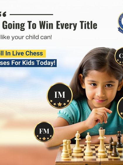 Your child can win titles like Candidate Master (CM), FIDE Master (FM), International Master (IM), and Grandmaster (GM). Our live chess classes for kids are the first step on that path.