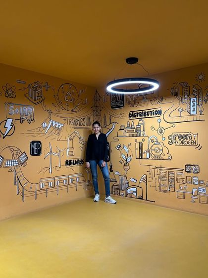 Nishka Mehta - Artpreneur Coaching & Mentorship Building a Signature Skill: Mural Artistry photo 18