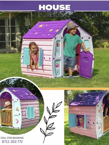 Let your child's fairytale dreams come true with this Starplay Unicorn Magical House. Its whimsical design makes it a perfect backdrop for imaginative stories and role-playing fun.