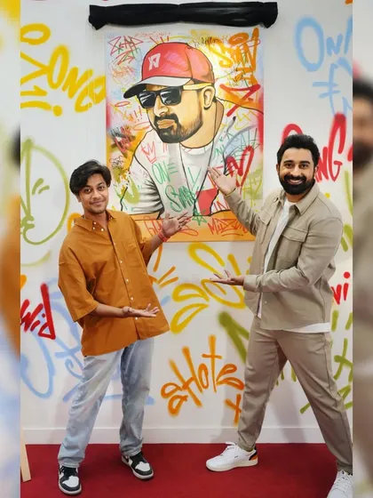 It was an honor to create this custom graffiti portrait for the legend Rannvijay Singha. We connected for a dope campaign with Uni-ball Posca markers, and he loved the final piece.