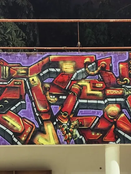 A freestyle mecha piece for the Techfest at IIT Bombay. It's surreal to be painting at a place my parents wanted me to study at. I ended up here anyway, doing my own shit.