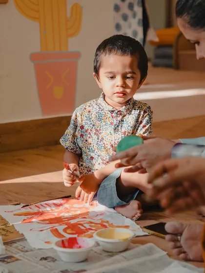 Here are more snapshots from our vibrant celebrations throughout the year, including Holi, Diwali, Navratri, and our special playdates. Each event is a testament to our wonderful community of children, parents, and teachers.