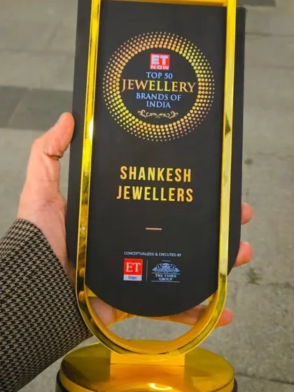 We are honoured to be recognized by ET Now as one of the "Top 50 Jewellery Brands of India." This award is a testament to our commitment to quality, design innovation, and the trust our retail partners place in us.