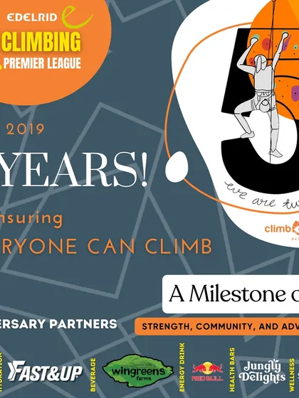 Celebrating 5 years of ensuring everyone can climb! This milestone was made possible by our amazing community and dedicated partners.