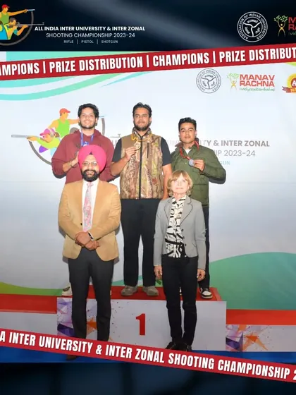 Another podium moment from the All India Inter University Championship. Our own athletes dominated the trap events, sweeping the individual and team medals.