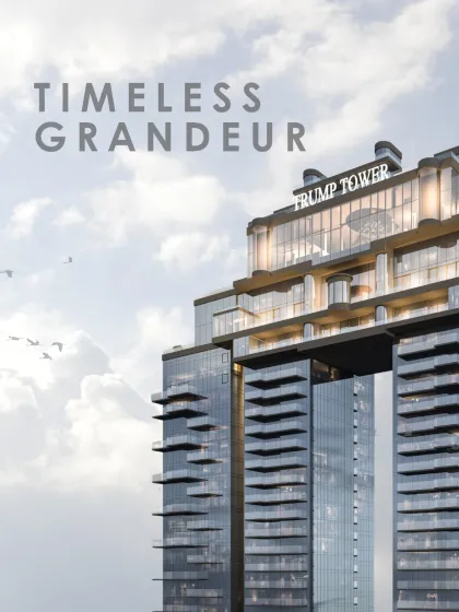 A commanding presence at first glance, this tower integrates symmetry, scale, and material contrast to establish a bold architectural identity. The two separate volumes are shaped to impress and endure.