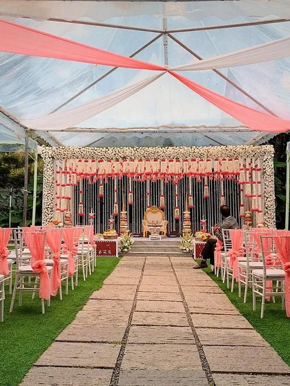 I love hosting traditional family celebrations like Seemantham (baby showers), Naming Ceremonies, and Annaprashan. My venues provide a comfortable and beautiful space for these important family milestones.