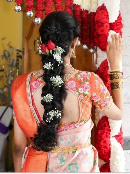 Blouse House by Mahitha Prasad - Custom Blouse Design & Embroidery Real Brides, Real Stories photo 32