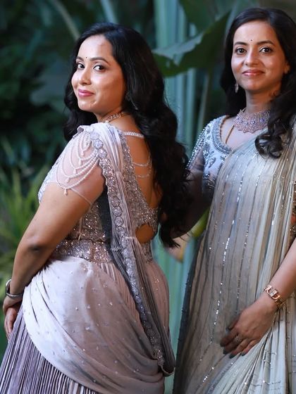 A gallery celebrating family bonds through fashion. These images feature more moments of mothers, sons, sisters, and other family members dressed in beautifully coordinated custom outfits for their most important events.