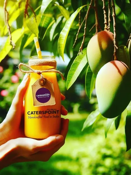 Aam is well. Treat yourself to a glass of pure mango bliss with our all-natural mango juice, straight from the source.