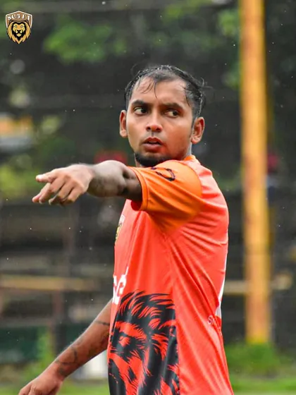 A player directing his teammates during a Super Division match. On-field communication and leadership are skills we instill in our players.