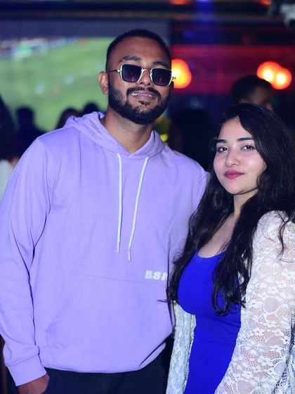 Posing with a regular. Seeing the same smiling faces week after week is the best compliment a DJ can receive.