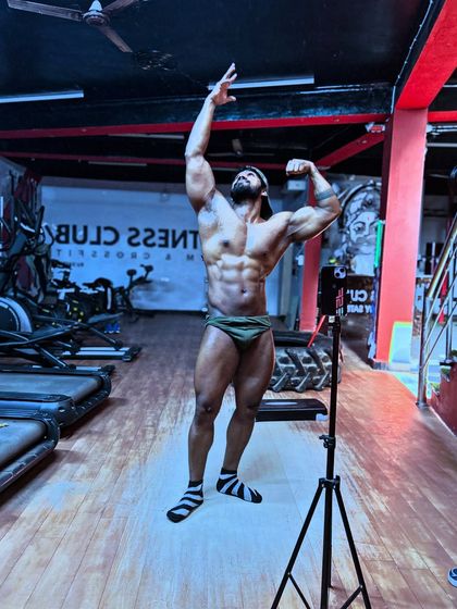 My favorite classic pose, updated. This shows the progress I've made in my conditioning and muscle maturity.