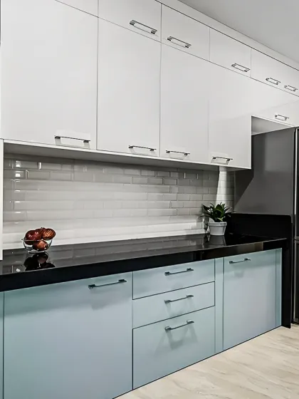 Modular Kitchen - Modular Home Interiors Efficient L-Shaped & U-Shaped Kitchens photo 4