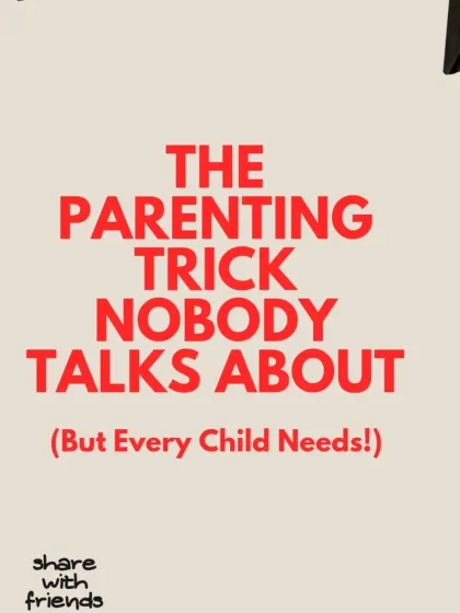 We call this the parenting trick that no one talks about, but every child needs. It’s a simple, powerful way to connect with your child and help them navigate their world.
