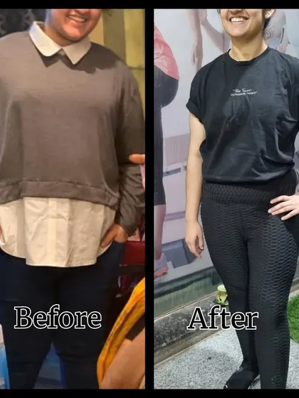 This is what real dedication looks like. This client started her journey with me in June 2023, and in just seven months, she lost over 30 kgs. It started with a commitment to change, and through consistent personal training and a focus on nutrition, she transformed her health and improved her mindset.