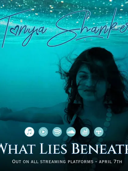 The official cover for my EP, "What Lies Beneath." We did an underwater shoot for this to capture the theme of deep self-reflection. It was a challenging but rewarding project that shows my commitment to creating unique and meaningful art.