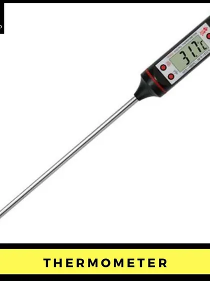 A probe thermometer is another excellent tool for monitoring your wax temperature. The long stainless steel probe gives you a precise reading from the center of your melting pot.