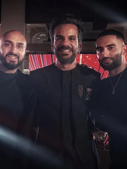 Me and Arvee with The Wedding Filmer himself. Collaborating with the best in the industry pushes us all to be better.
