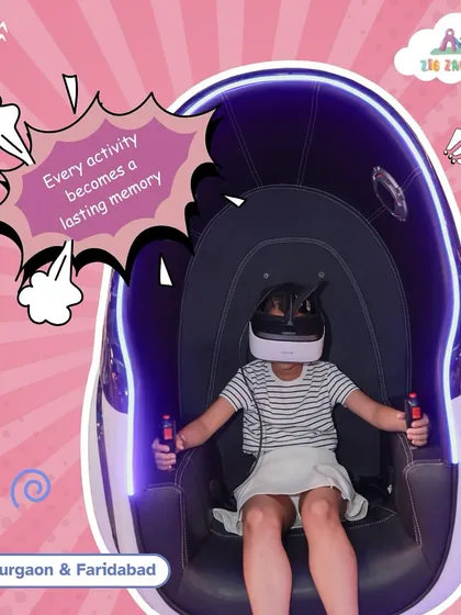 Ready for an adventure? Our virtual reality gaming chair transports you to other worlds. It's an immersive experience that makes every activity a lasting memory for kids and teens.