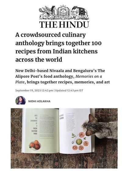 Nivaala - Food Storytelling & Publishing 'Memories on a Plate': A Community Anthology photo 72