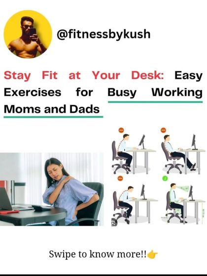 Stuck at a desk all day? Here are some easy exercises you can do right in your chair. These seated leg lifts, spinal twists, and shoulder rolls will help relieve tension and strengthen your muscles.