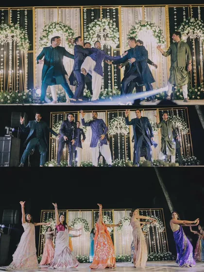 From the groom's crew taking over the stage to the bridesmaids' graceful performance, the Sangeet is all about energy and celebration. I capture the fun, the action, and the unforgettable dance-offs.