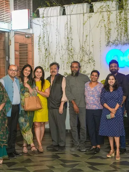 A group photo of the guests and hosts at our 'Forgotten Greens' event, a successful initiative to revive and celebrate local, nutritious ingredients.
