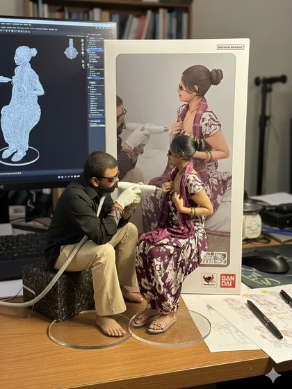 This is a custom 3D model that was made, showing the tattoo removal process. It represents the care and focus I bring to every session. It’s not just about erasing ink for me; it's about helping you start a new chapter with a clean slate.