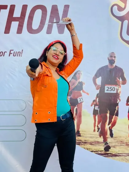 As a runner myself, hosting a marathon is pure joy. I connect with the participants, keep the energy high, and make sure everyone feels motivated from the starting line to the finish.