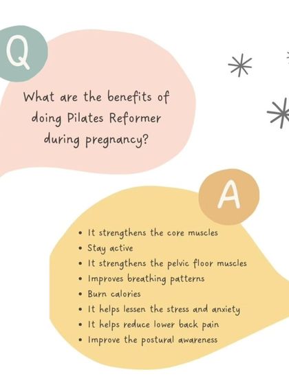 The benefits of reformer Pilates during pregnancy are numerous. It strengthens core and pelvic floor muscles, improves breathing, helps reduce lower back pain, and enhances postural awareness.